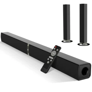 KY2020D Home Theater System Speaker Soundbar Surround Sound Wireless Sound Bars for TV with ARC/OPT/BT/AUX Connections