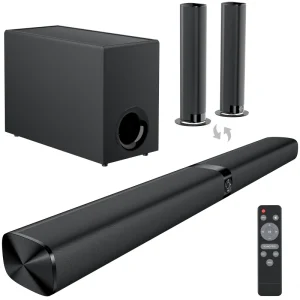 KY8000E Soundbar for TV Home Theater System 2.1 Sound bar Wireless Speaker with Subwoofer