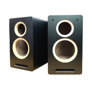 KYYSLB 5.5 Inch Bookshelf Wood Speaker Box Empty Case Audio Enclosure DIY Wooden Loudspeaker Box Shell
