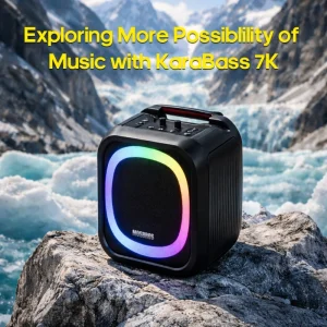 KaraBass 7K Multimedia RGB BT Speaker with 133MM Diameter V5.3 BT and 12000mAh Battery Outdoor Speaker