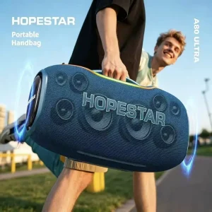 Karaoke A80 ULTRA 650W Wireless Outdoor Portable Party Bluetooth Subwoofer BT5.3 Bass Waterproof Speaker with Mic