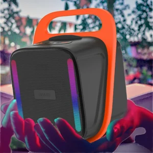 Karaoke Speaker with Mic 3D Stereo Amplifier Bluetooth Speaker Dual Microphone