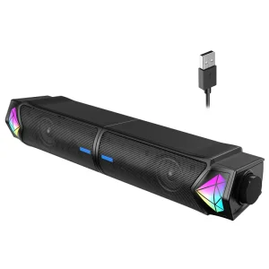 L1 Surround Stereo Bass Sound System Desktop Lighting Soundbar Wireless Speakers
