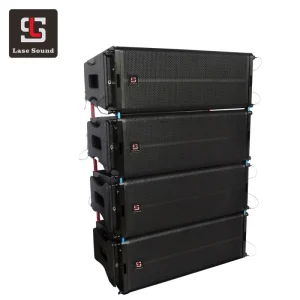 LA 5AD Sound System Dual 10 Inch Active Professional Speaker Line Array Amplifier Speakers