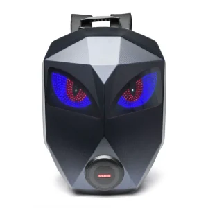 LED Riding Speaker Backpack Motorcycle Travel PC Material Polyester EVA Liner 15W Waterproof Anti Theft Large Space
