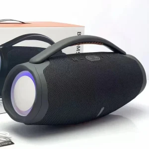 LED Super Boombox 3 Speakers 20W Bass Wireless 5.3 Waterproof Portable Outdoor Alarm Clock RGB LED Handle Home Party