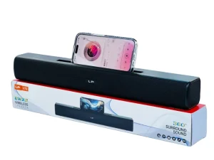 LP-V70 Portable Soundbar Deep Bass HIFI Music Subwoofer Wireless BT Speaker FM Radio Support TF/USB Desktop Wireless Speaker