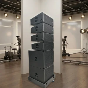 LS3 8 Ohm Impedance Mono 700W Passive Waterproof Wood Shell Outdoor Line Array Speakers KSL Series