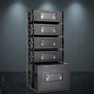 LS3 Active Dual 10 Inch Passive Line Array Speaker LA Series 500W/700W Mono Wood Shell 3-Year Warranty XLR/Speakon