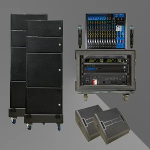 LS3 KSL(4+4+2) Mono 580W 700W Passive Waterproof Outdoor Line Array Speaker System with 8 Impedance 3 Year Warranty Wood Shell