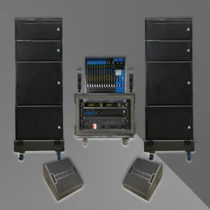 LS3 KSL(4+4+2) Passive Waterproof Outdoor Line Array Speaker System with 8 Impedance 3 Year Warranty Wood Shell