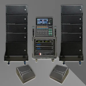 LS3 KSL(8+2+2mon) 1 Channel Mono Passive Waterproof Wood Shell Outdoor Line Array Speaker System 3 Year Warranty 580W/700W