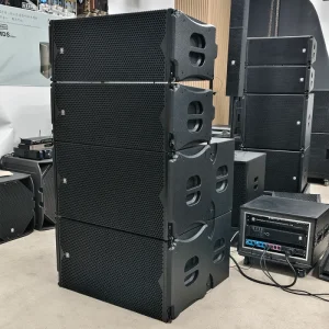 LS3 LA 6+4+2+2 Series Mono Dual 10″ Passive Line Array Speaker with 700W 500W Power Wood Shell 3 Year Warranty