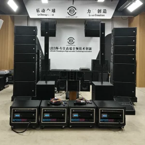 LS3 LA212 Dual 12″ Passive Line Array Speaker LA Series Wood Shell 800W 4 Impedance 50Hz 18kHz Frequency Response 3-Year