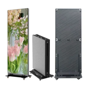 Latest LED Poster P2.5 Ultra Thin Foldable LED Poster Indoor LED Advertising Poster Screen