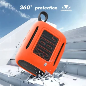Lightweight Silicone Speaker Case for JBL GO5 Anti Slip Shockproof Cover Portable Travel Bluetooth Speaker Protective Shell