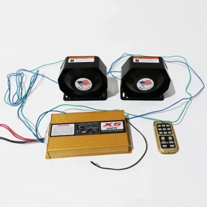 Loud Sound Mic Speakers Horn Buzzer Wireless Remote Amplifier X 400w Siren For Car Hd Sound Led Warning Lightbar