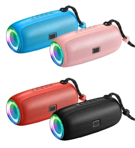 Loud Waterproof Outdoor Camping BoomBoxes Portable Rubber Handle Strip Bluetooth Speaker Subwoofer TWS Audio for Party 10W