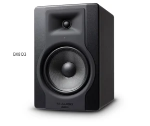 M AUDIO BX8 D3 8 Inch Professional Active Monitor Speaker Desktop HIFI Studio 2.0 Bookshelf Sound Box