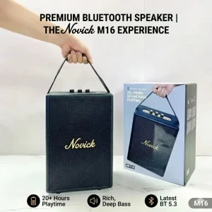 M16 Vintage Fabric Speaker Portable Wireless Boombox 20W Heavy Bass Subwoofer Long Playtime Home Decor