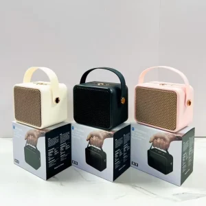 M19 Retro Portable Speaker Wireless Handheld Mini Bass Subwoofer Stereo Sound Box Audio for Home PC Desktop Outdoor