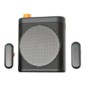 M29 Portable Mini Wireless Lavalier Microphone Amplifier Wireless Microphone Speaker Battery for Teachers Tour Guides Plastic