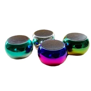 M3 Metal Speaker Portable Mini Outdoor Speaker Wireless Desktop Subwoofer Small Steel Cannon Speaker