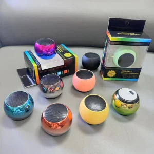 M3 Super Bass 5.1 Waterproof Metal Cabinet Built-in Mic Portable Wireless Speaker for Outdoor and Home Use