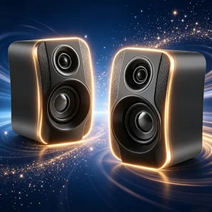 M36 Wired Computer Audio Desktop Computer Laptop Home Gaming Small Speaker High Fidelity Stereo RGB Lighting USB Power Supply