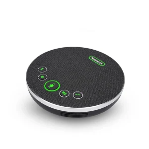 M3B BT5.0 USB Wireless Conference Speakerphone 4 Built in Mics Noise Reduction Portable Audio and Video Conference System