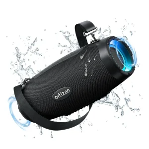 M8 High Sound Quality Wireless BT Speaker RGB LED Lighting Waterproof Subwoofer for Home Portable Card Outdoor Audio Device