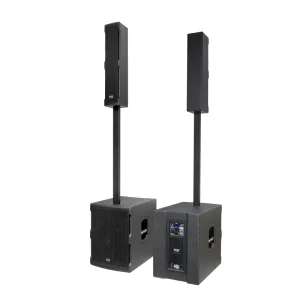 MAX10 4000W 12 Inch Subwoofer Audio DJ Party Stage Indoor Outdoor Church Active Professional Column Speaker Wood PA System