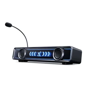 MCHOSE K20 Pro Gaming Soundbar Desktop Computer Audio Wired Pluggable Microphone Household Use Desktop Long bar