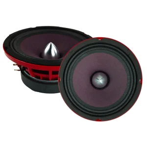 MID-601PRO 6.5 Inch Professional Iron Midrange Car Audio Speaker 4 Ohm 12V Black CE Certified