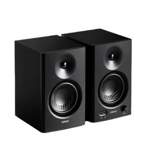 MR4 2.0 Professional Speakers Adjustable Monitor Audio for Home Studio Dual-Mode Sound Effect Wooden Case