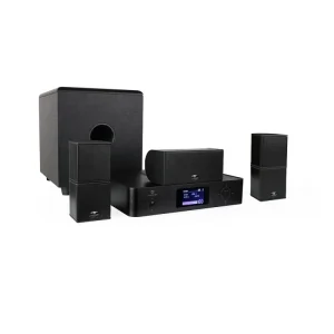 MS 02 Dolby 3.1 Home Theater System with Amp and Subwoofer and 4 Pcs Surround Sound Speakers and Center Speaker Theatre