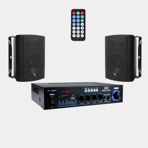 MS50 Professional Audio HIFI Amplifier Set Waterproof Studio Wall Mount Speaker with Music Equipment Line Array Video & Lighting