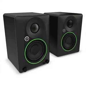 Mackie CR3.5 3.5″ Creative Reference 50W 2 Piece Powered Studio Monitors Tone Knob Location Switch Active Speakers for Music