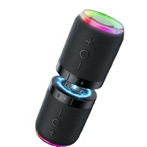 Magnetic 2-in-1 Smart Speaker Detachable Portable RGB Fabric Wireless Audio Outdoor Mini Sound Box