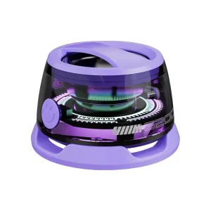 Magnetic for 5.3 Wireless Speaker with Multicolor RGB Light Clock IP65 Waterproof Voice Control for Outdoor Use