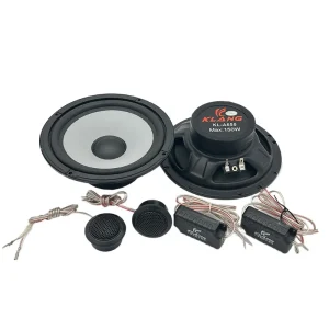Manufacture Car Stereo Speaker Set 93db 150W Music Loudspeaker Metal 2 Way Component Car Speaker