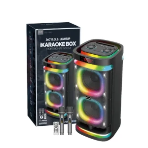 Manufacturer Low Price Dual 8 inch Subwoofer Wireless Portable Speakers Party Events Audio Speakers