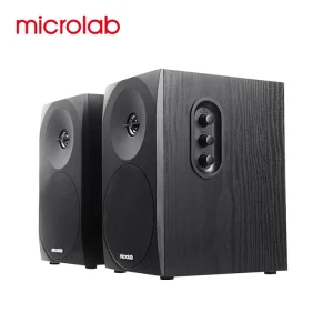 Microlab B70BT 2.0 Channel V5.3 Bookshelf Speakers 20W Two-Way Audio Crossover Studio Monitor for PC Home Theater Hi-Fi Music