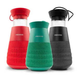 Microlab Lighthouse Bluetooth Camping Lantern IP65 Waterproof Outdoor Speaker with 5000mAh Power TWS Pairing Colorful Lights