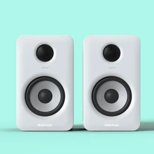 Midiplus MI5 II V2 Professional Audio Sound Equipment 5.25 Inch Active Studio Recording Livestream Monitor Bookshelf Speakers