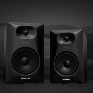 Midiplus MS6 6″ Professional Audio Active Bluetooth Recording Studio Monitor Speakers with Bluetooth for Home Office Use