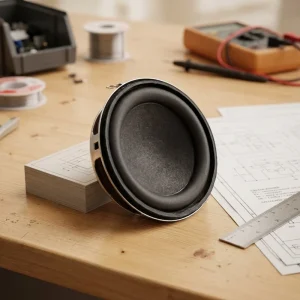 Mini 1.5 Inch 2 Inch Round 16 Core Dual Magnetic Blue Zinc 4 Ohm 5W 10W 15W 2.5 Inch Full Frequency Mini Speakers