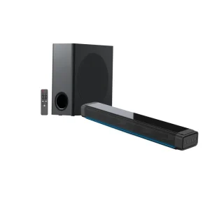 Mini 2.1 Wired Mini Soundbar TV Speaker Soundbar Circuit Board Audio Rixing Soundbar with Blue Light