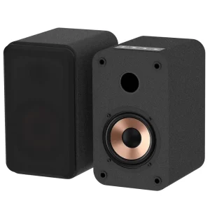 Mini 3 Inch Active Studio Monitor Speaker 5.3 30W RMS Wooden Design for Home Theatre Computer Use