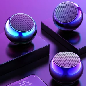 Mini 3D Round Wireless BT Speaker for Computer Use